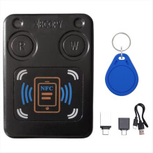 NFC-RFID-Chipkartenleser/Kopierer + UID-Schlüsselanhänger-ID-IC 13,56 MHz, 125 kHz, 250 kHz, 375 kHz Token-Klon-Duplikator