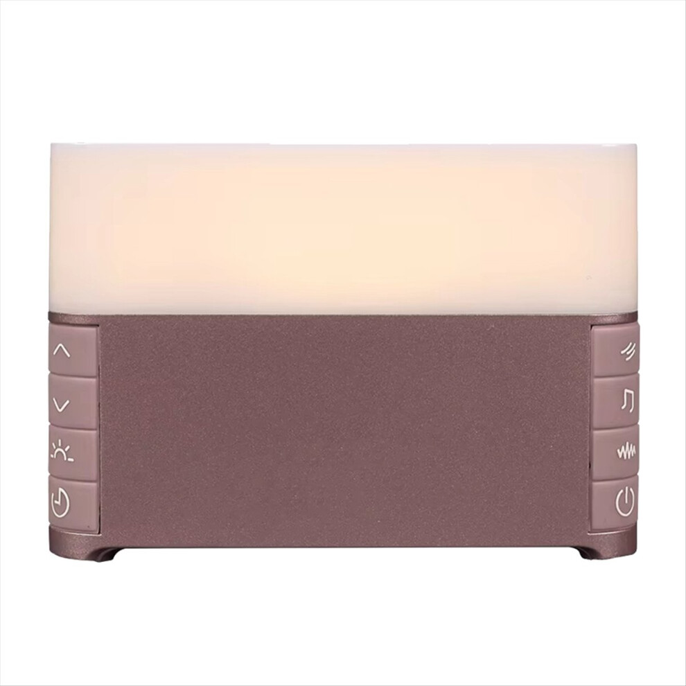 Noise Machine Baby Audlt Sleep Aid 39 Songs Soothing Sounds With Soft Night Timer Player Rose White/Light/Gold Exogio