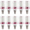 10Pcs E14 LED Corn Bulb 12W Replace Halogen Lamps Small Screw-in Smart Energy Efficient White Light 4