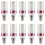 10Pcs E14 LED Corn Bulb 12W Replace Halogen Lamps Small Screw-in Smart Energy Efficient White Light 11