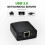 USB 2.0 LRP Print Server Share A LAN Ethernet Networking Printers Power Adapter HUB 100Mbps EU PLUG 5