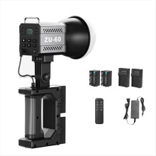 60W Handleuchte für Fotostudios, COB 2700-7500K, dimmbare LED-Videoleuchte für Vlogs, Filme, Livestreaming, EU-Stecker