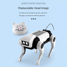 RC-Roboterhund, mechanisches Spielzeug für Kinder, ferngesteuert, lehrreich, DIY-Elektro-Bausatz, Geschenk für Jungen