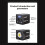 60W Pro LED Video Light Photographic Studio with Control Panel Mini Softbox for Livestreaming EU Plug 3