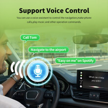 2-in-1 kabelloser CarPlay- und Android-Auto-Adapter, smarte Mini-KI-Box, Plug-and-Play-WLAN-Schnellverbindung, universell