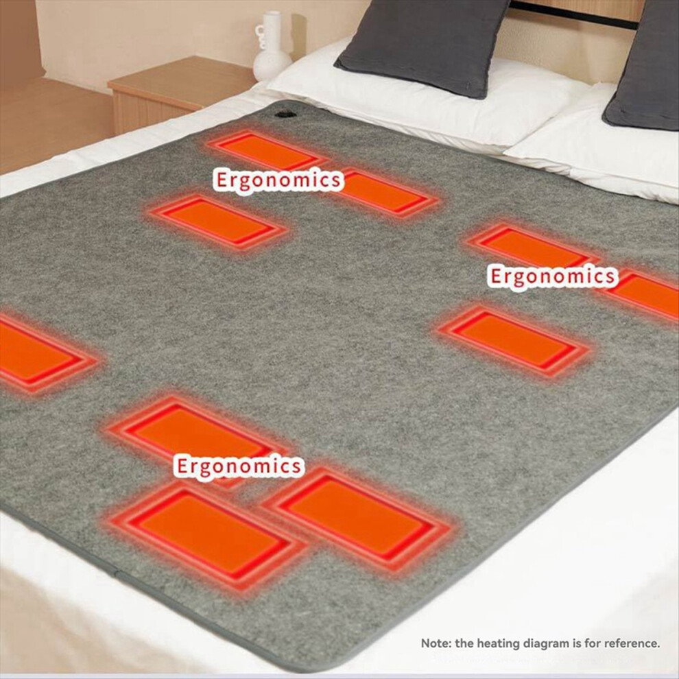 Usb Electric Heating Pad 60X50cm 5V Heated Blanket Mat With Thermostat Insulation Warm Cushion For Outdoor Use 4852299535512