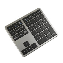 2,4-GHz-Funk-Bluetooth-Ziffernblock mit 35 Tasten, Fernbedienungsanschluss, numerischer Ziffernblock für Laptops, Windows-Digitaltastatur A