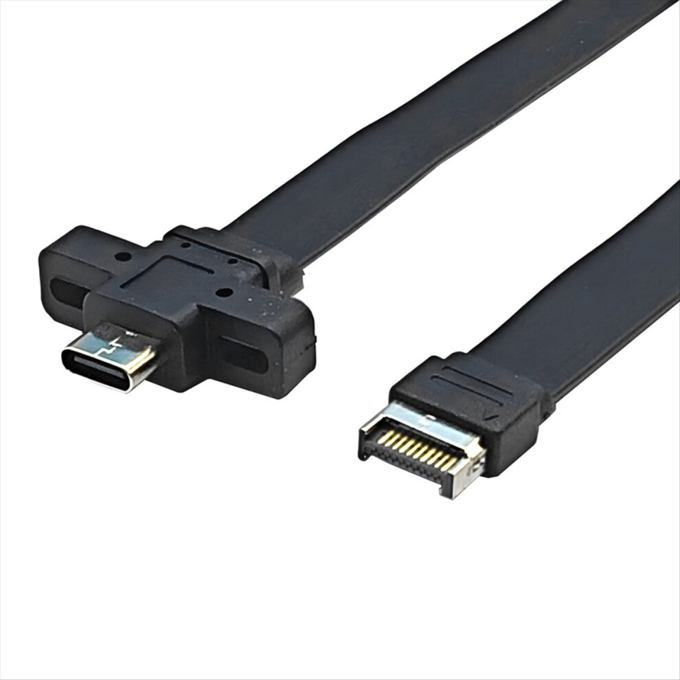 Connectors Usb 3.2 Front Panel Extension Cable,Gen2x2 Baffle Cable Type-E To Chassis Type-C C Female 10G/20Gbps A 4852299518140