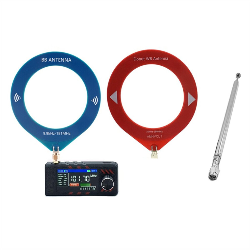 Photos - Radio / Clock SI4732 Mini Radio Receiver 10Khz-180Mhz LSB USB AM FM All Band Pocket with Antenna HF SW MW VHF
