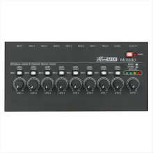 MIX800 8-Kanal Ultra Low Noise Stereo Line Mixer Mini Professional Sound Audios