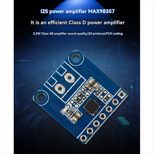 MAX98357 Power Amplifier Module I2S 8kHz-96kHz Class D Audio for /for /ESP32 2