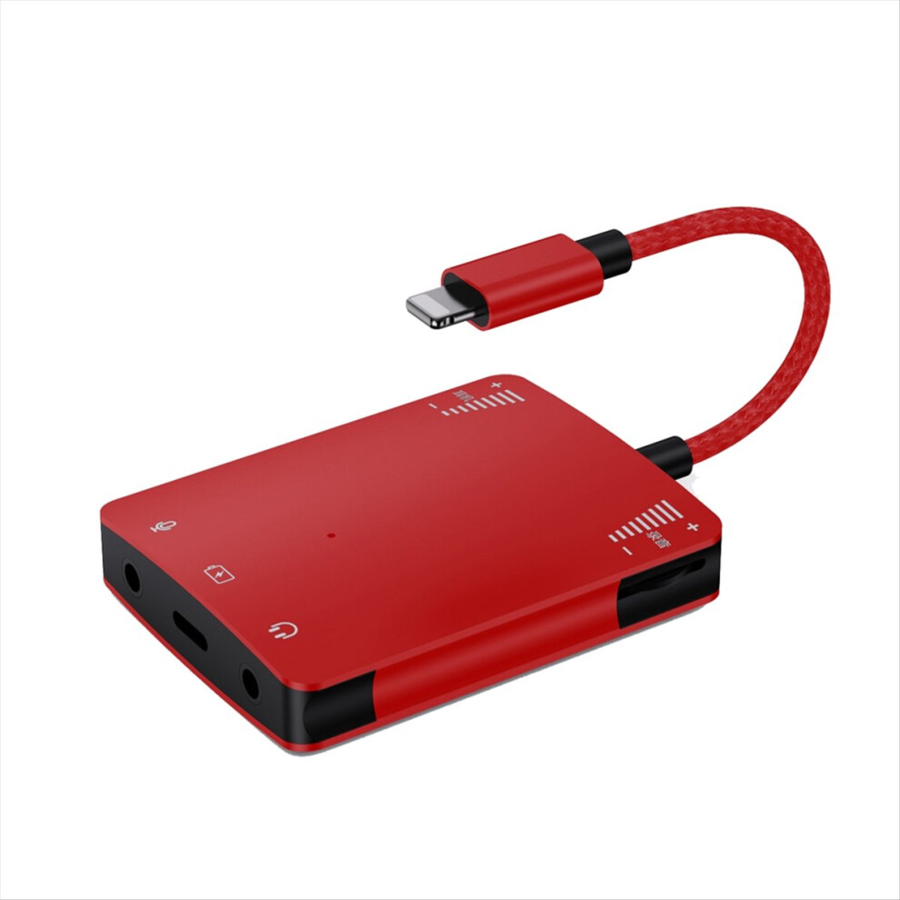 Audio Interface Adapter Fast Transmission Stable Compact Size Plug-And-Play External Sound Card Live Converter A 4852299507472