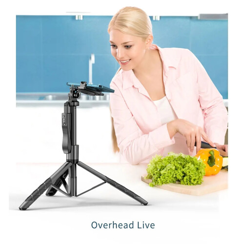 Mobile Bluetooth Wireless Selfie Stick Tripod Foldable Monopod for Smartphone S Balanced Stable Real-Time 2