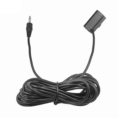 Car Audio Clip Microphone 3.5mm Jack Plug Wired External Mini Mic Overhead Console for Multimedia Straight