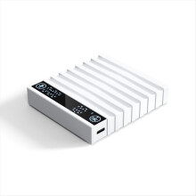 Hochwertige elektronische Kaffeewaage mit LED-Anzeige, USB-Anschluss, Timer, professionelles Zubehör für Zuhause, 2 kg/0,1 g, Weiß