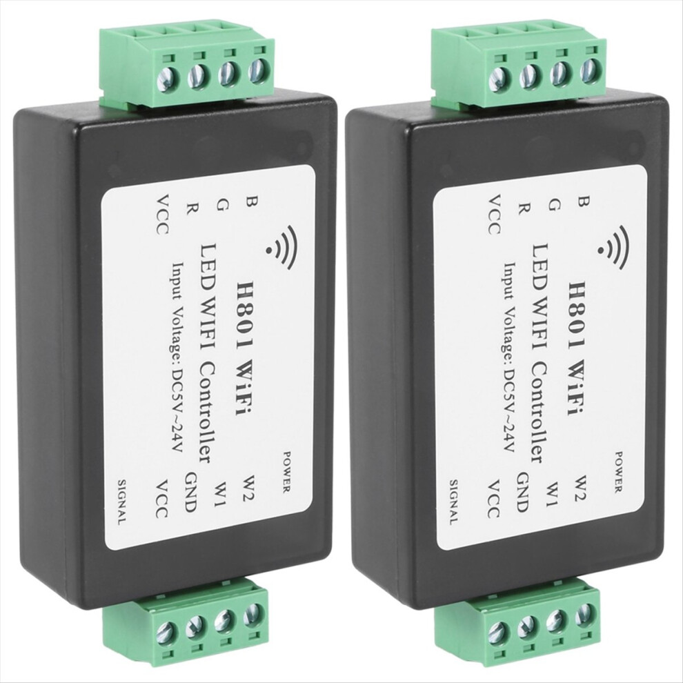 H801 Rgbw Led Wifi Controller Rgb Dc5-24V Input For 5050 2835 3528 Smd Strip Tape Ribbon Light 4852902538831