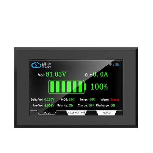 JIKONG Lithium Battery Protection Board 4.3 Inch Touch Screen Display
