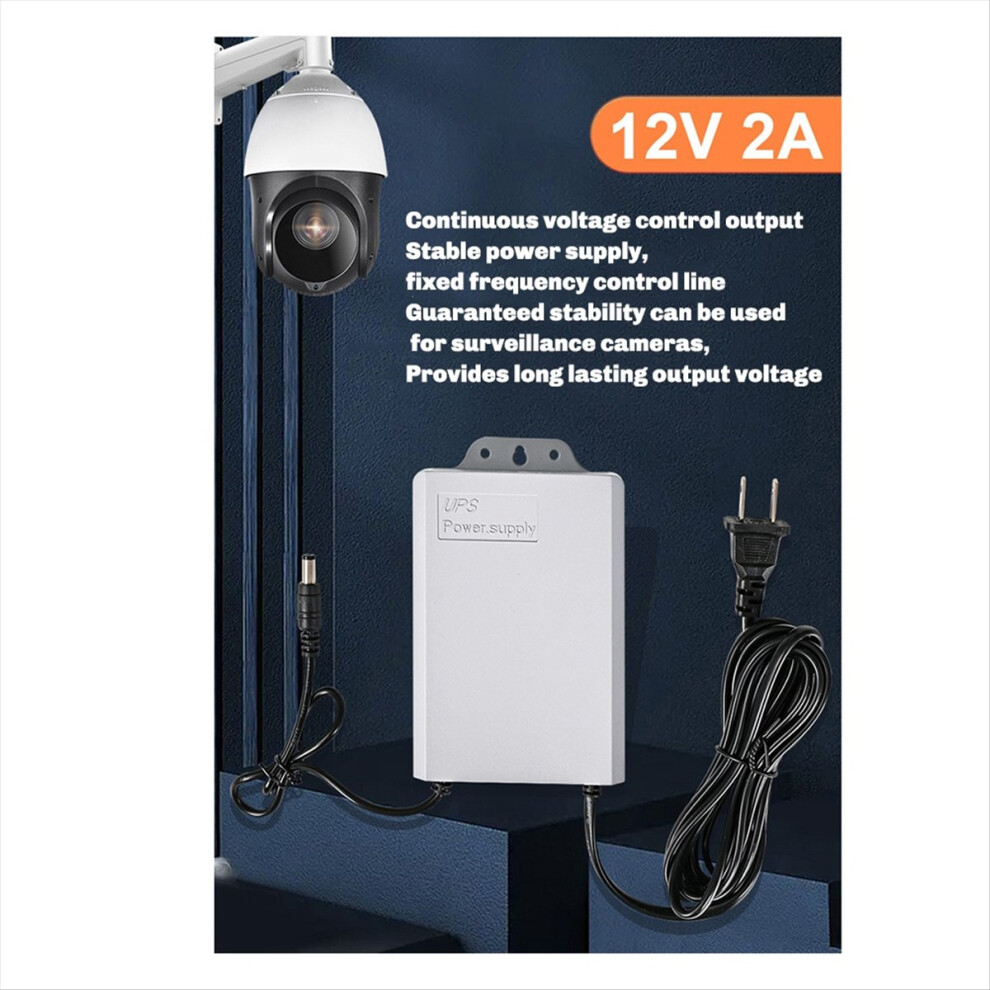 12V-2A Ups Power Supply For Wifi, Router, Modem, Security Camera Mini Battery Backup Protector Eu Plug 4852902518963