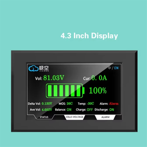 JIKONG Lithium Battery Protection Board 4.3 Inch Touch Screen Display 1