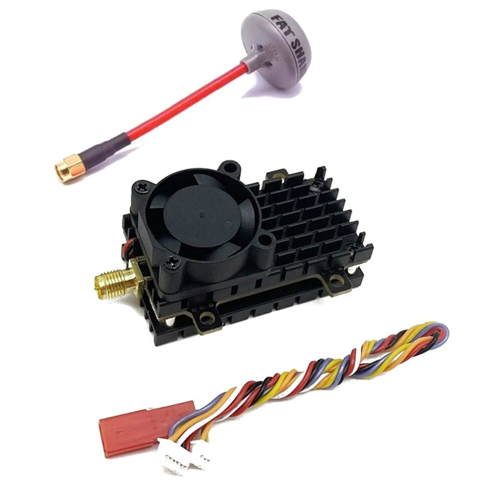 Long Range 5.8Ghz 2W Fpv Vtx Wireless Video Transmitter, 2000Mw 48Ch For Fixed Wing Drones, Over 20Km 4852902521598