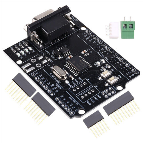 MCP2515 CAN Bus Shield Board Module SUB-D Connector Standard UART IIC SPI LED Indicator Controller 4.8-5.2V 2