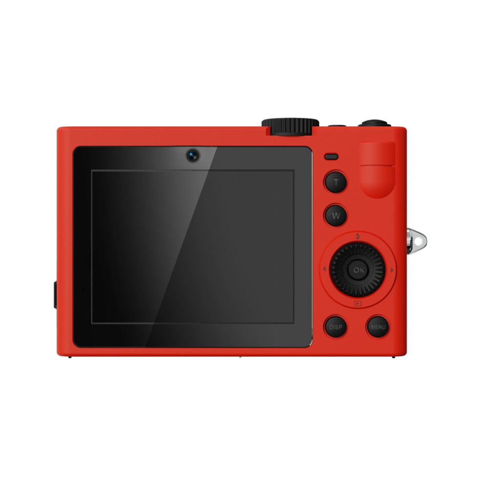 5K Digital Camera For Photography Compact Front And Rear Dual Lens Autofocus Selfie Red 4852902522458