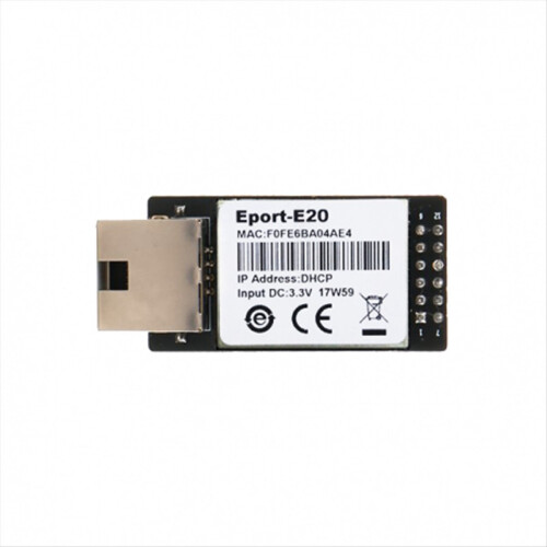 Eport-E20 Network Server Port FreeRTOS TTL Serial to Ethernet Embedded Module DHCP 3.3V IP Telnet Wifi 2