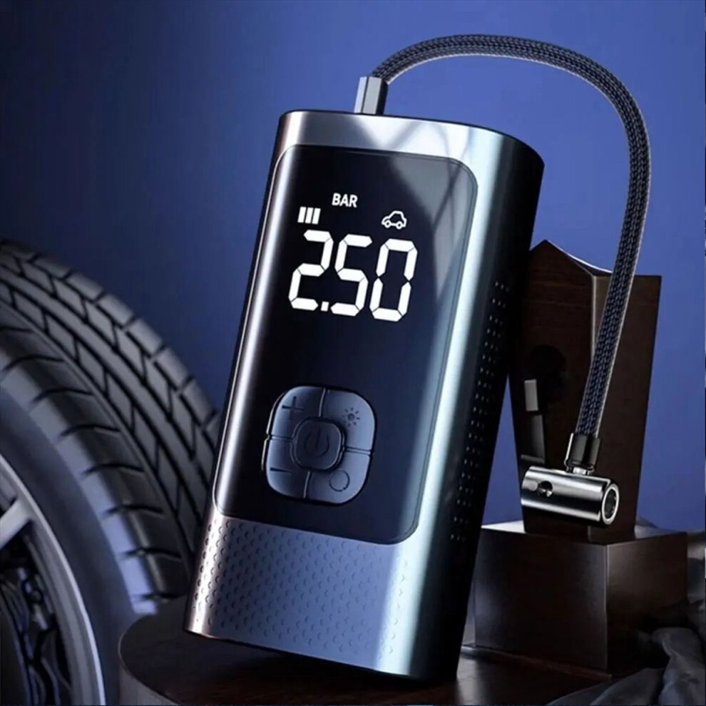 Car Tire Inflator Pump Lcd Display Fast Inflation Cordless Air Portable Handheld Compressor For Bicycle 4852902538442