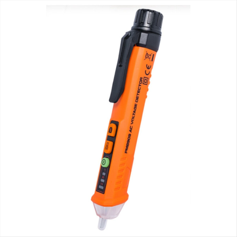 Non-Contact Ac Voltage Test Pen, 12-1000V, Led Flashlight, Buzzer Alarm For Real-Time/Empty Line Judgment 4852902545600