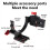 New Rotatable Collar Mount Plate Half Rings Structure Angle Horizontal Vertical Bracket for , 2