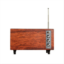 Portable FM Radio Retro Classic Radios Wireless Bluetooth Speaker Desktop Soundbar Music Player