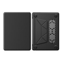 Business-Laptoptasche für Pro 16 A2485/A2780/A2991, stoßfest, aus PU-Leder, schwarz