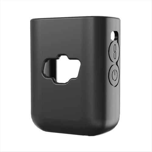 Silicone Protective Case for Mic 2 Wireless Microphone Scratch-Proof Protector Cover Camera Vlog Black