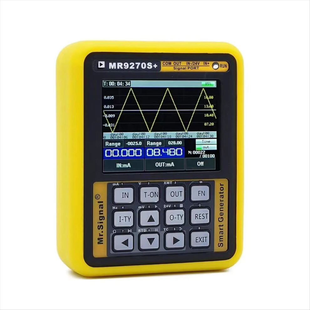 Handheld Mr9270s+ 4-20Ma Signal Generator Calibrate Current Voltage Pt100 Thermocouple Pressure Transmitter Logger 4852902560825
