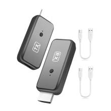 Kabelloser, kompatibler Sender-Empfänger-Adapter für Video- und Audiostreaming vom TV-Gerät/PC/Laptop zum Monitor.