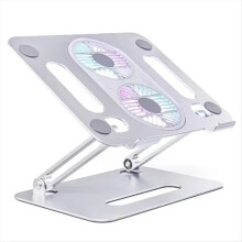 Faltbarer Desktop-Laptopständer mit Lüfter, Halterung aus Aluminiumlegierung, Notebook-Unterstützung