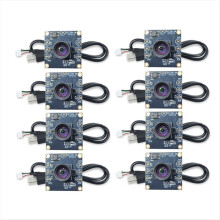 8 Stück 100-Grad-Kameramodul 1MP OV9732 1280x720 USB Treiberfrei Manueller Fokus mit 3 Meter Kabel für WinXP/7/8/10