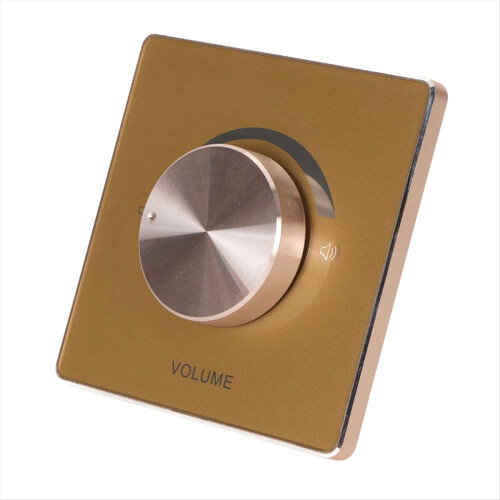 50W Volume Controller Knob 5 Position Tuning Aluminum Alloy Frame Wall Control 1