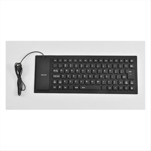 Silicone Mute Soft Keyboard 85-Key Computer USB Wired Portable Laptop Pc Folding Waterproof 1