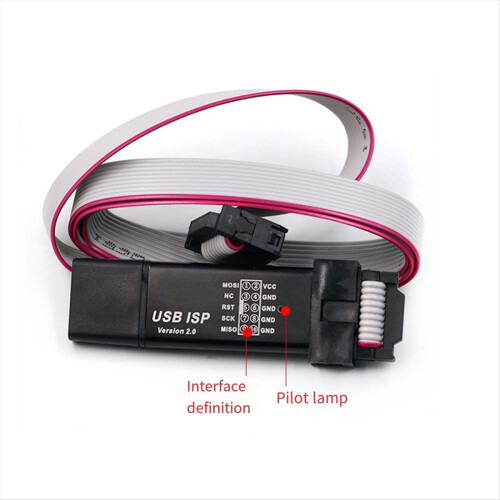 USB ISP USBISP USBASP ASP Programmer for 51 AVR WIN7 64 1