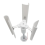 Vertical Three-Blade Wind Generator Model Three-Phase Permanent Magnet Brushless Low-Speed Windmill Tools DIY 1