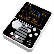 Retro-Spielkonsole mit 3-Zoll-Bildschirm, tragbar, Mini-Handheld, Farbplayer, 500 vorinstallierte Spiele, Geschenkidee für Kinder
