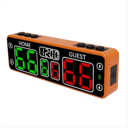 Digital Scoreboard with Countdown Timer LED Electronic for Referee Scoreboards &
