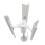 Vertical Three-Blade Wind Generator Model Three-Phase Permanent Magnet Brushless Low-Speed Windmill Tools DIY 9