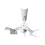 Vertical Three-Blade Wind Generator Model Three-Phase Permanent Magnet Brushless Low-Speed Windmill Tools DIY 4
