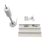 Vertical Three-Blade Wind Generator Model Three-Phase Permanent Magnet Brushless Low-Speed Windmill Tools DIY 8