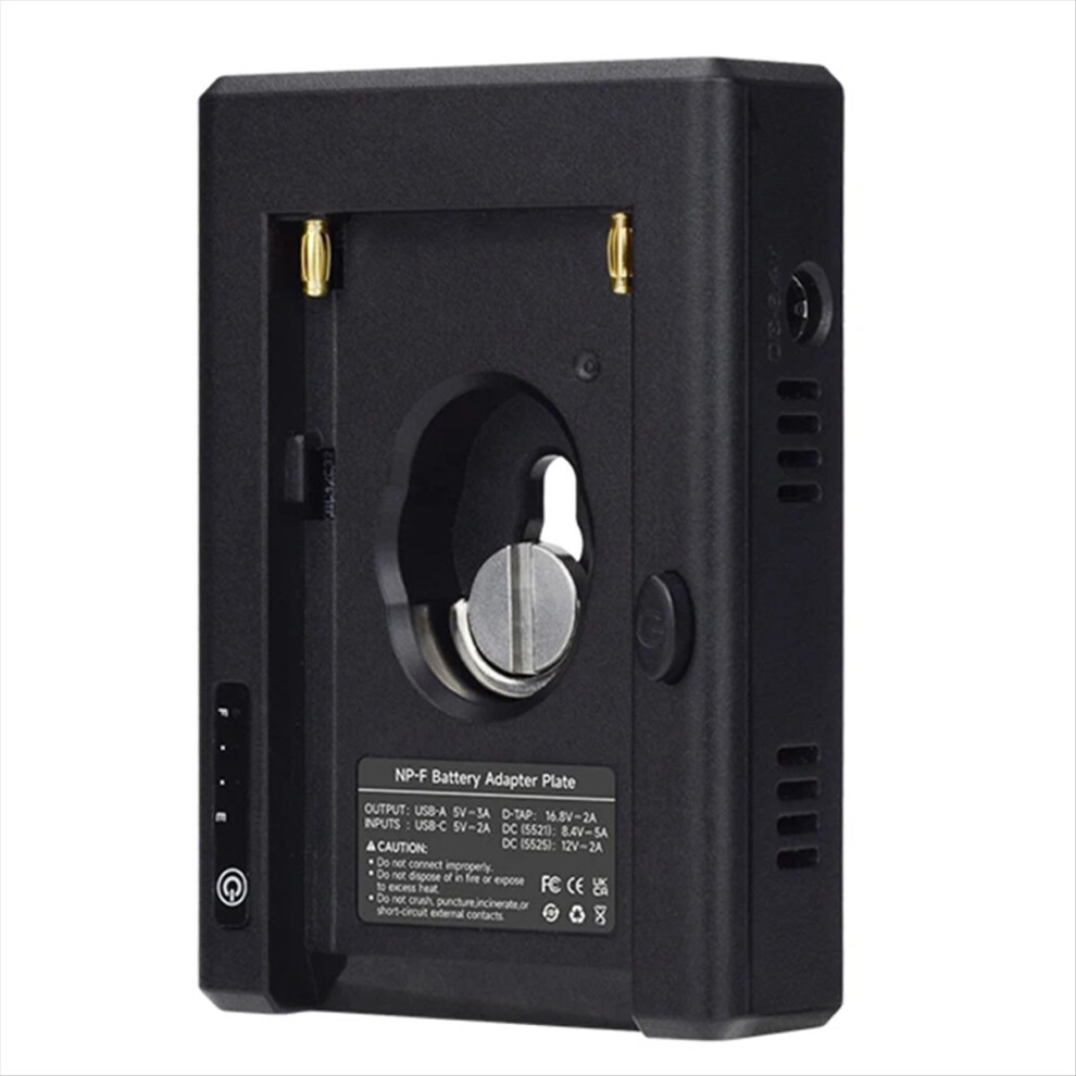Np-F To V Mount Battery Converter Adapter Plate For Np-F970 F750 F550 5D2 5D3 Dslr Camera Led Monitor 4852902581042