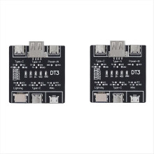 2PCS DT3 Data Cable Test PCB Board Type-C USB C Micro-USB Tester Date on-Off Detection