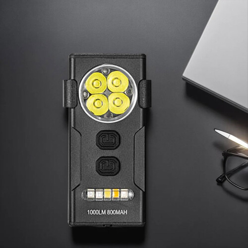 Keychain Flashlight Small Pocket USB Charging Mini Multi Light Modes Multi-Function for Emergency 2