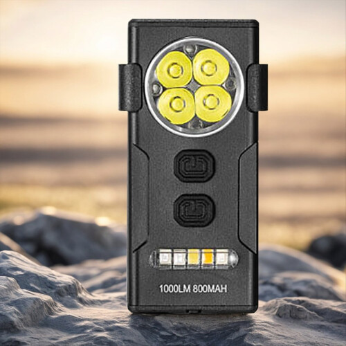 Keychain Flashlight Small Pocket USB Charging Mini Multi Light Modes Multi-Function for Emergency 1